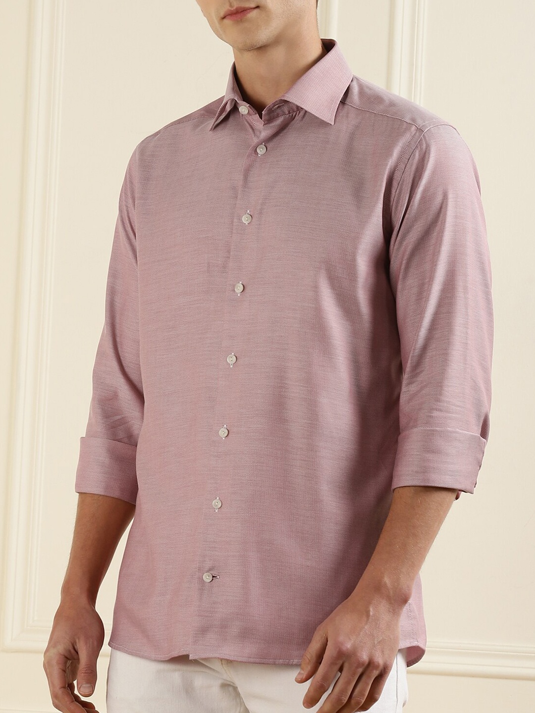 

Eton Men Red Pure Cotton Casual Shirt