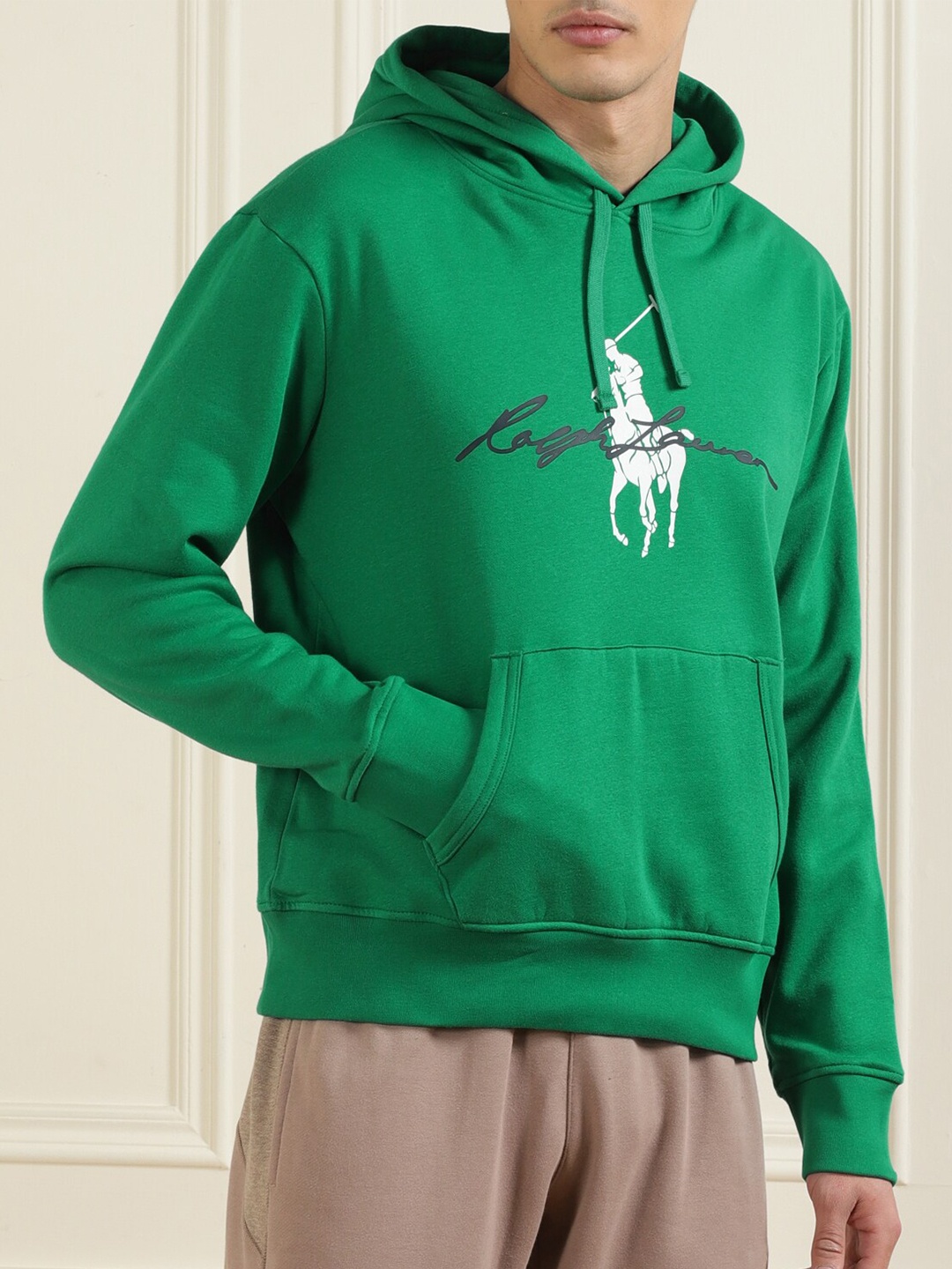 

Polo Ralph Lauren Men Green Hooded Sweatshirt