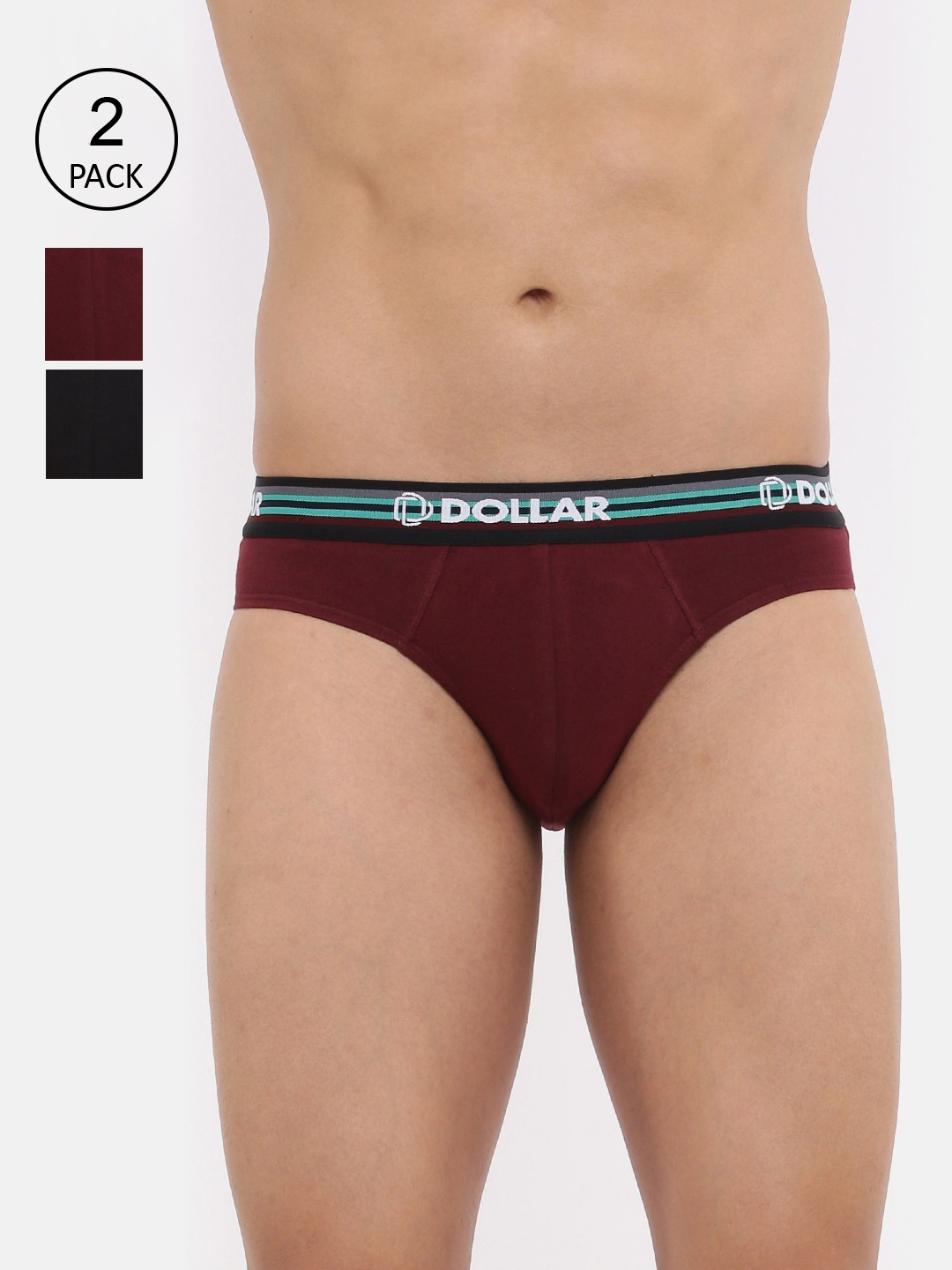 

Dollar Bigboss Men Assorted Pack of 2 Shuffle Intellisoft Briefs