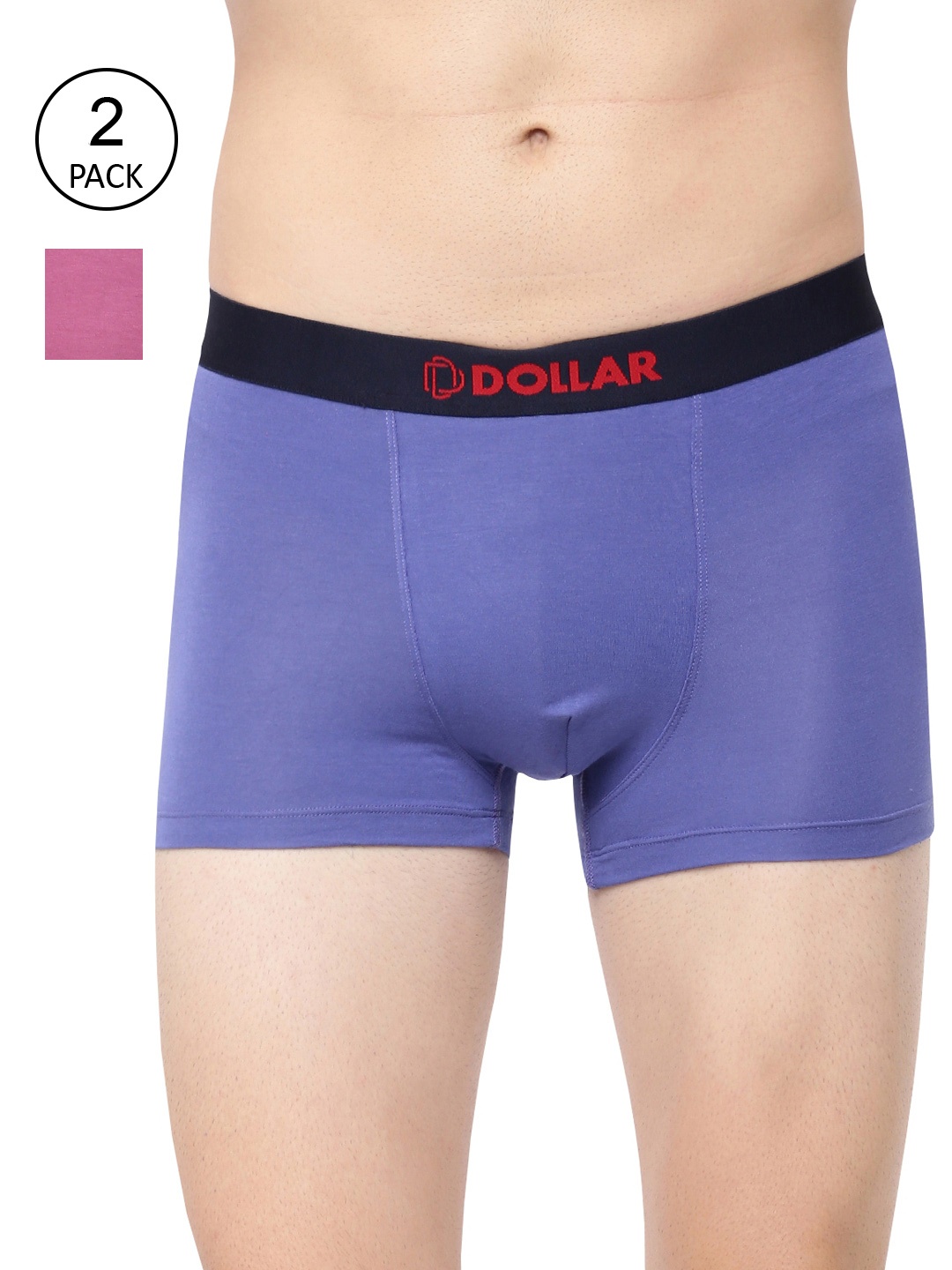 

Dollar Bigboss Men Assorted Pack of 2 Micro Modal Trendy Trunk