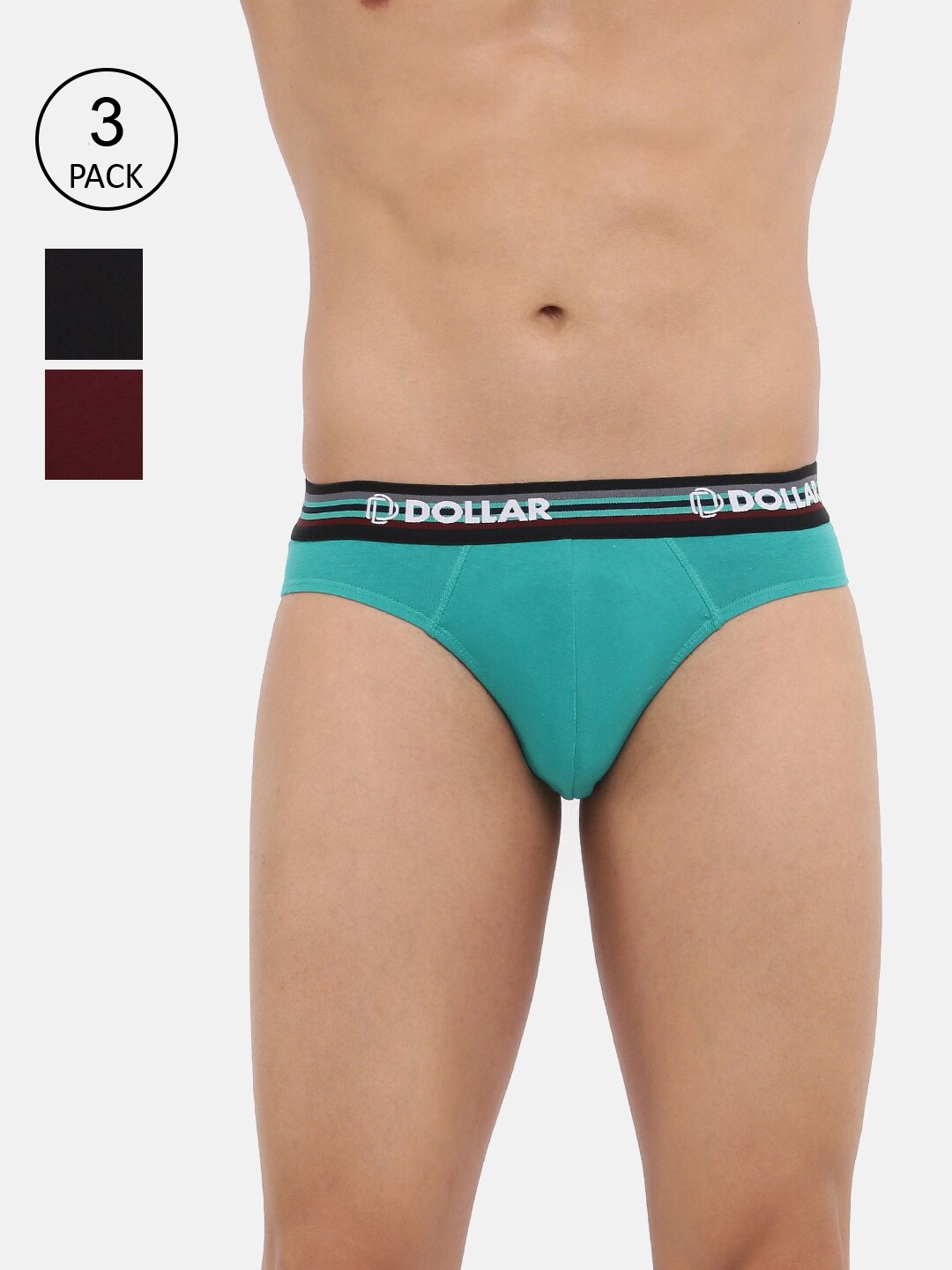 

Dollar Bigboss Men's Pack of 3 Shuffle Intellisoft Brief MBBR-16-FLEXIBRF-PO3-CO1, Assorted