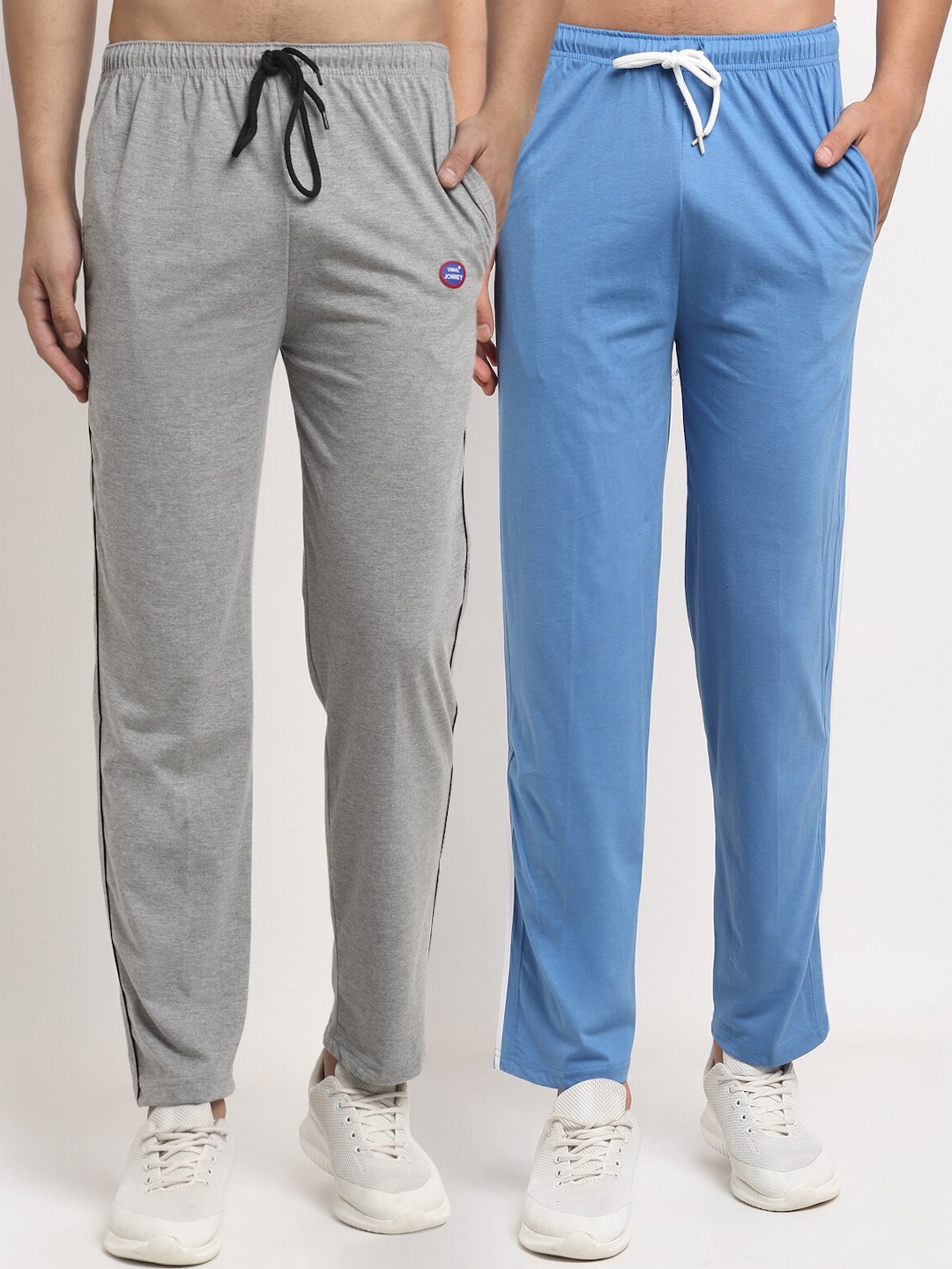 

VIMAL JONNEY Men Pack Of 2 Track Pants, Grey