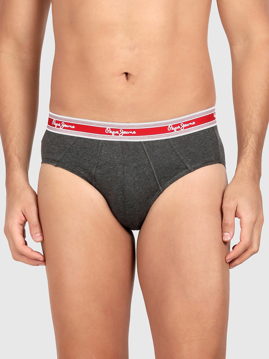 

Pepe Jeans Men Pack Of 2 Low-Rise Basic Briefs, Navy blue