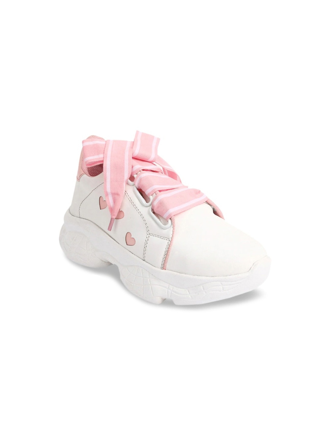 

HASTEN Women Pink Printed Sneakers