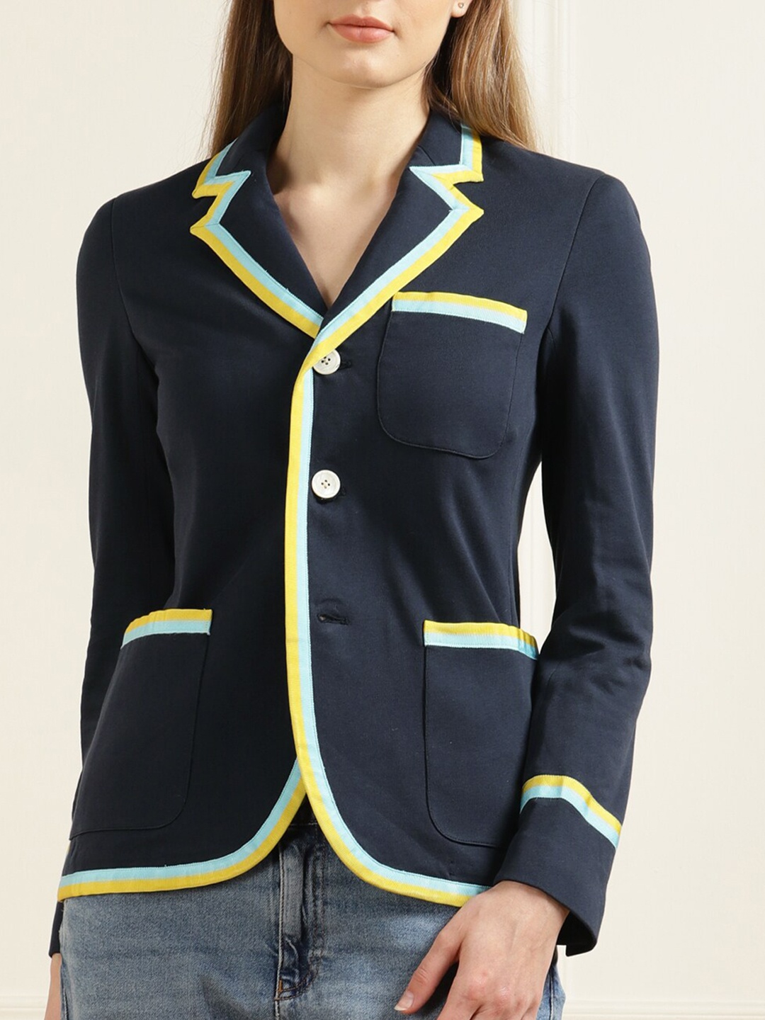 

Polo Ralph Lauren Women Navy Blue Lightweight Outdoor Tailored Jacket