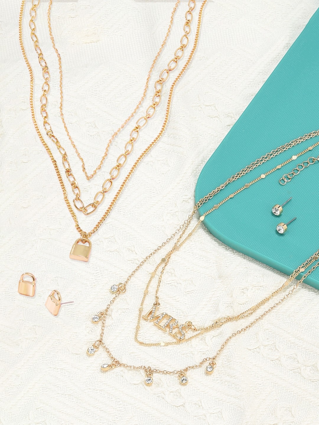 

AMI Set of 2 Gold-Plated Layered Chains
