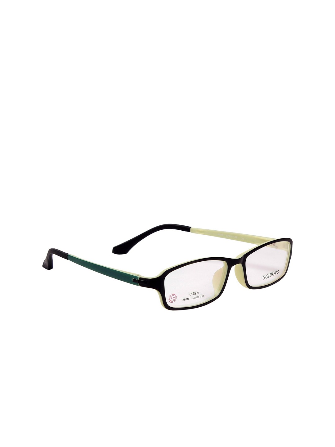 

Gold Berg Black & Green Full Rim Rectangle Frames