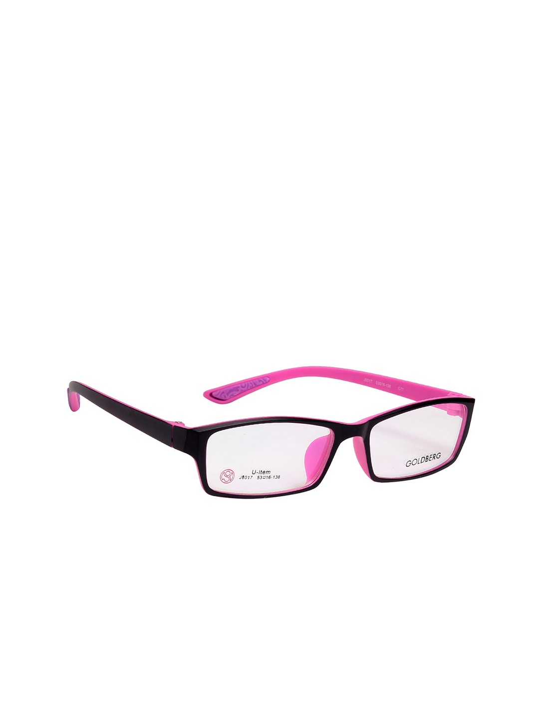 

Gold Berg Black & Pink Full Rim Rectangle Frames