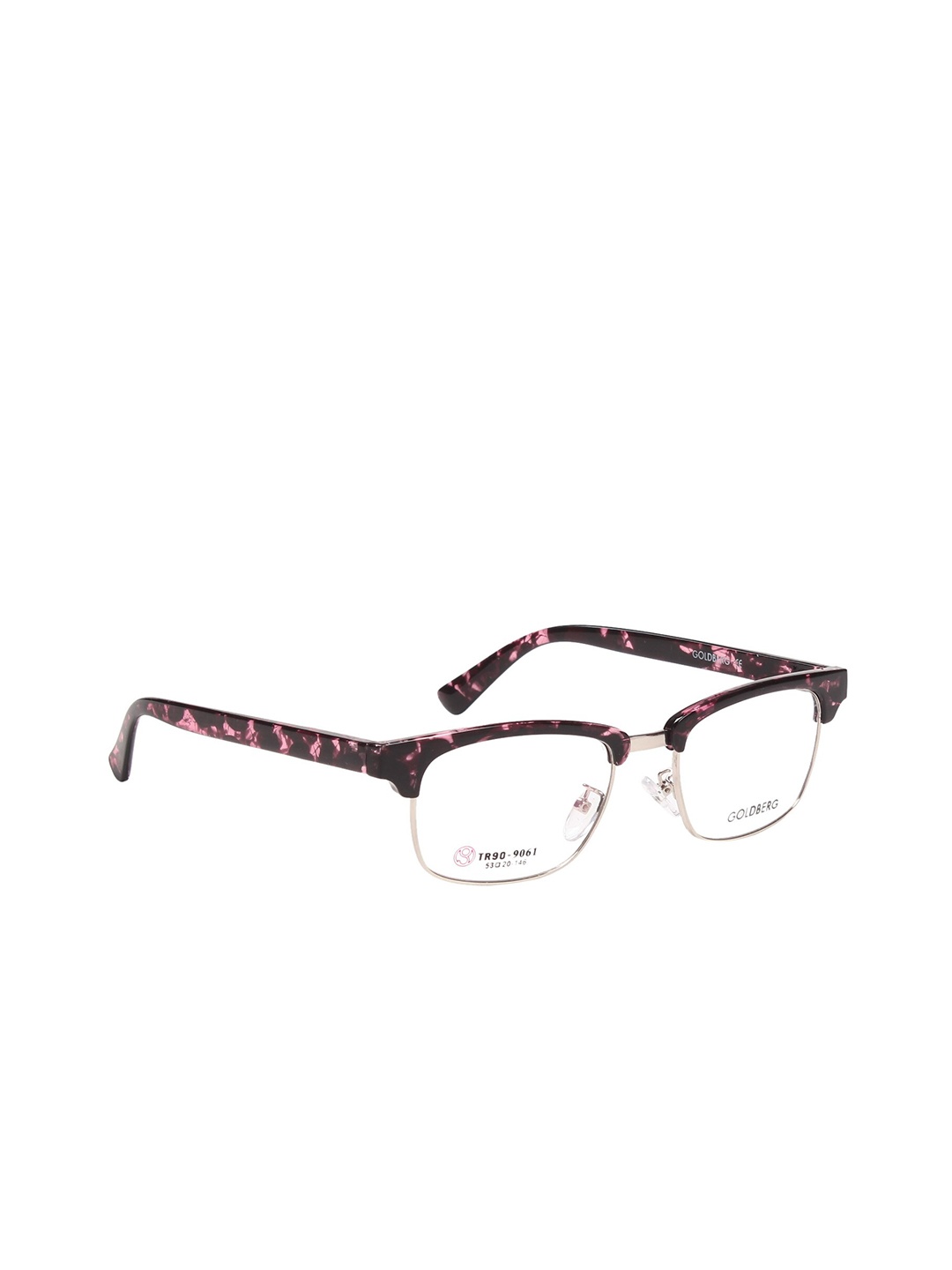 

Gold Berg Women Pink & Purple Abstract Full Rim Browline Frames