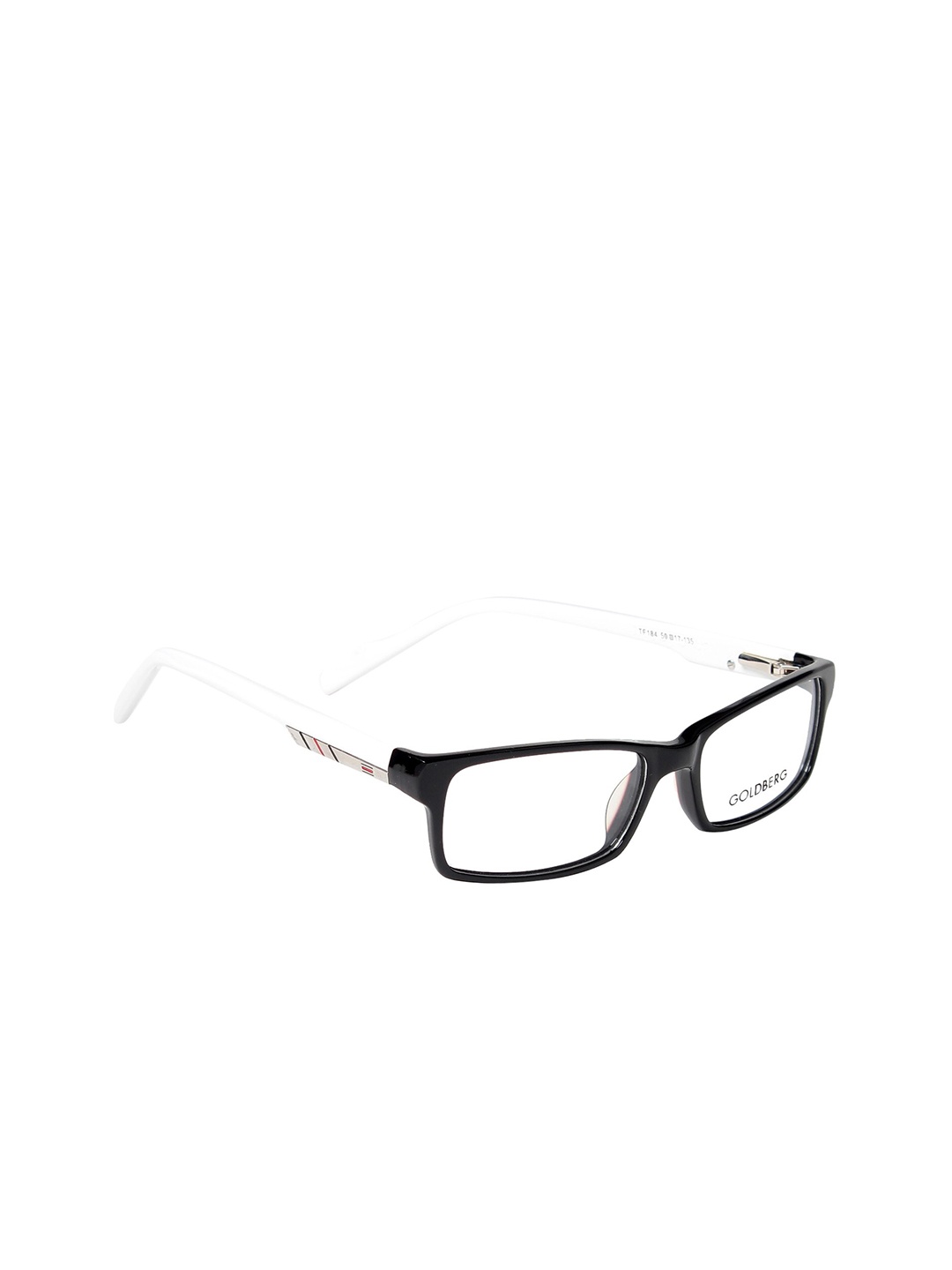 

Gold Berg Black & White Full Rim Rectangle Frames