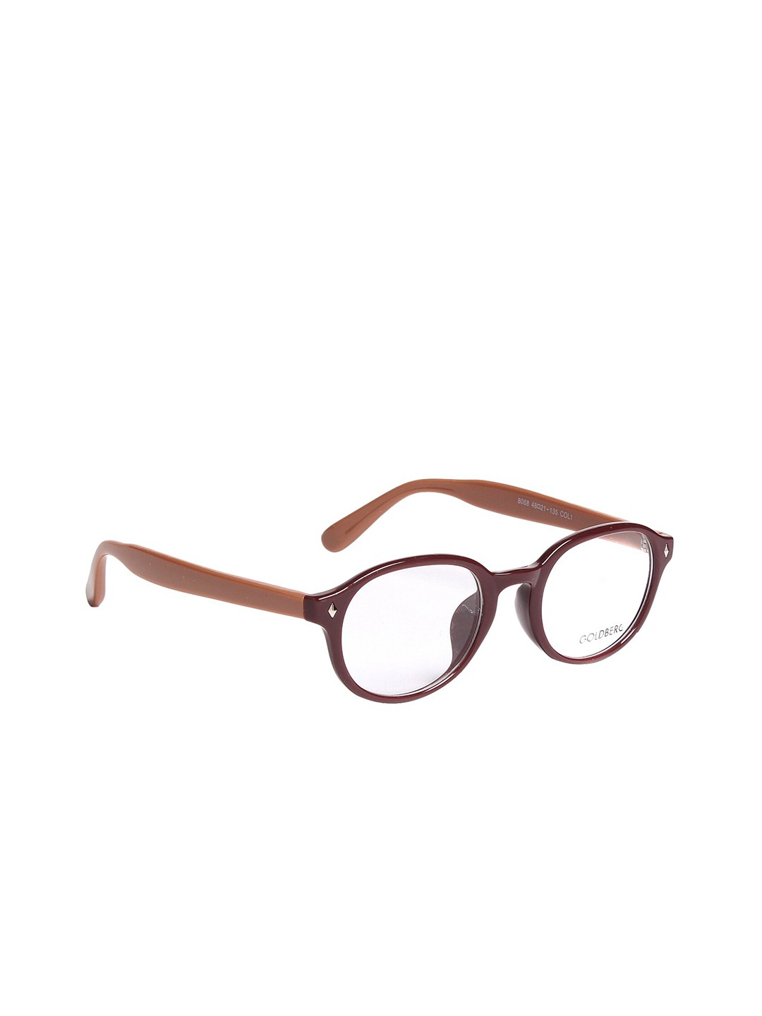 

Gold Berg Women Brown & Beige Full Rim Round Frames GB8068_C1