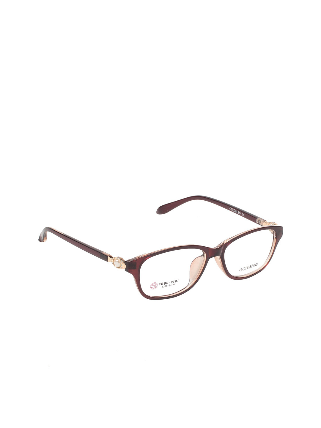 

Gold Berg Women Brown Full Rim Cateye Frames