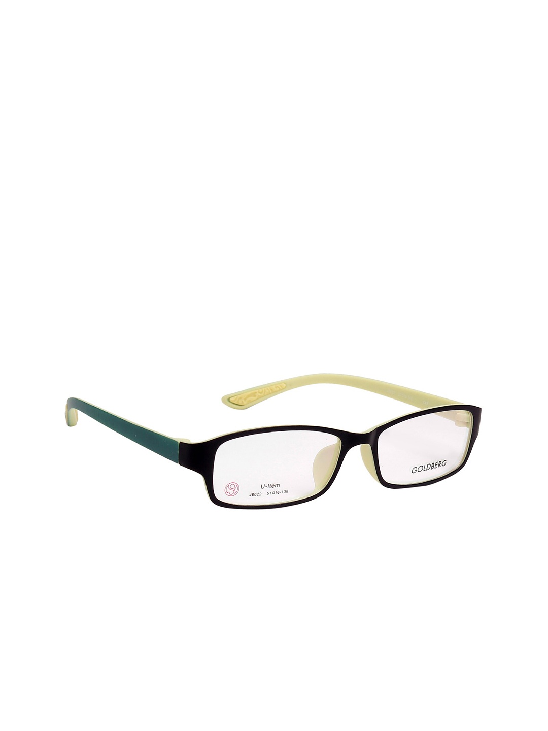 

Gold Berg Black & Yellow Full Rim Rectangle Frames