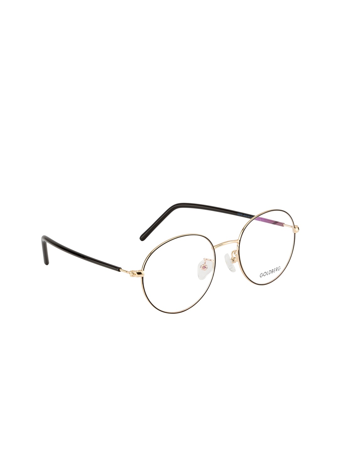 

Gold Berg Brown & Gold-Toned Full Rim Round Frames