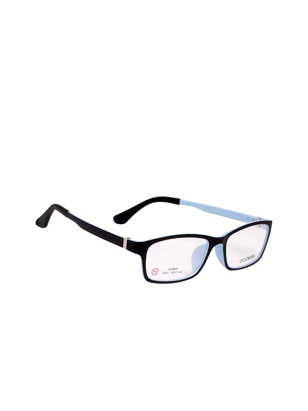 

Gold Berg Blue & Black Full Rim Wayfarer Frames