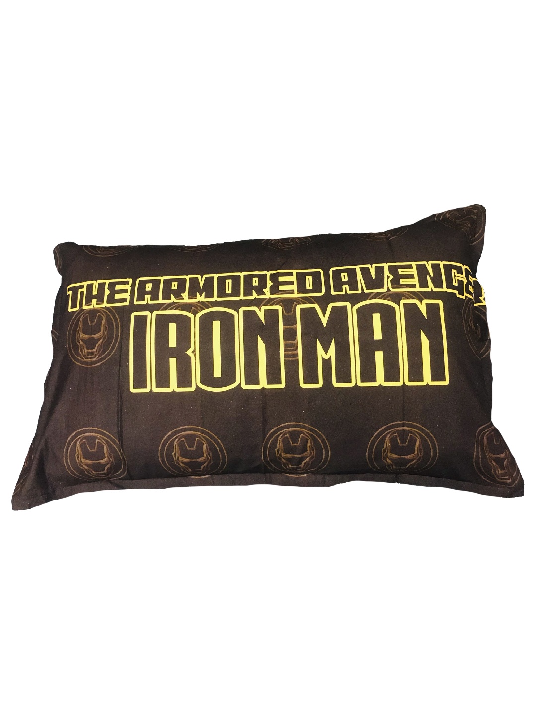 

Marvel Kids Set of 2 Brown & Yellow Digitally Ironman Printed Pillow Covers