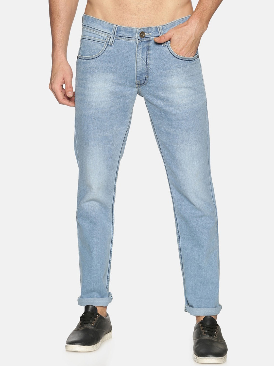 

Chennis Men Blue Slim Fit Light Fade Stretchable Jeans