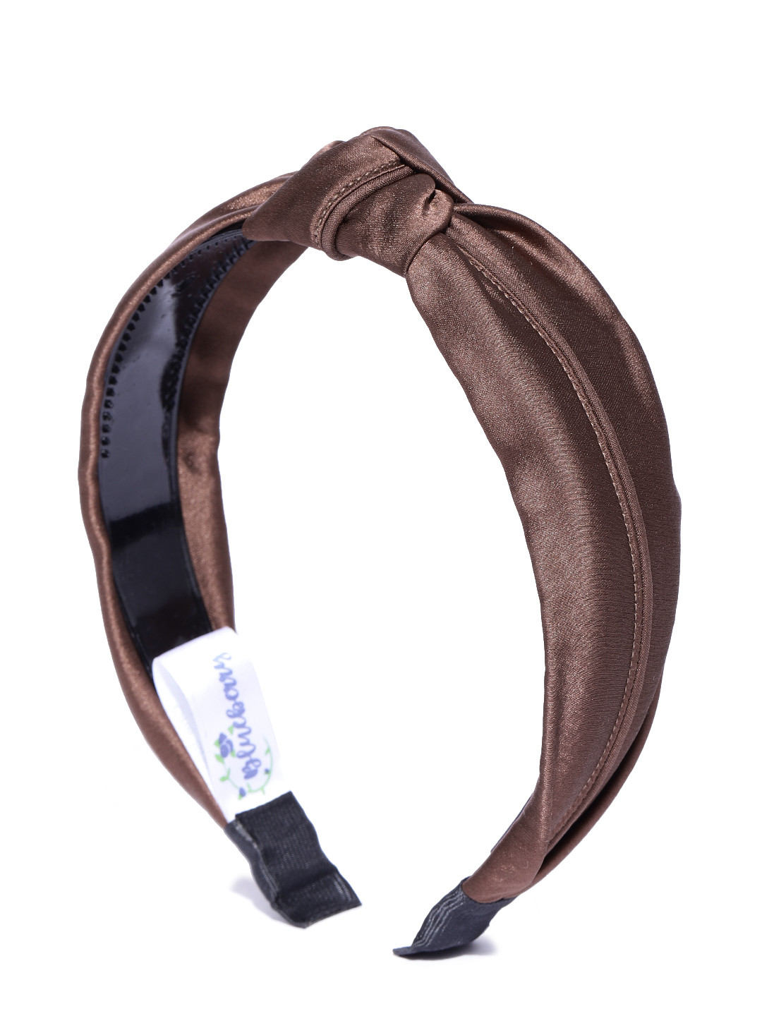 

Blueberry Women Brown Solid Knotted Hairband