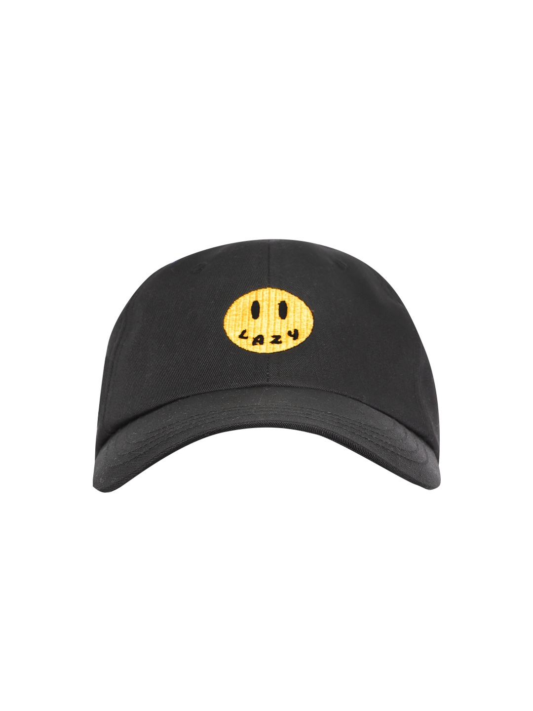 

Blueberry Unisex Black & Yellow Embroidered Baseball Cap