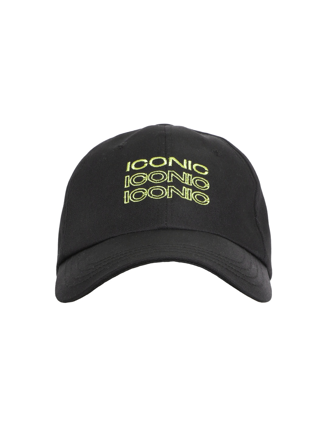 

Blueberry Unisex Black & Yellow Embroidered Baseball Cap