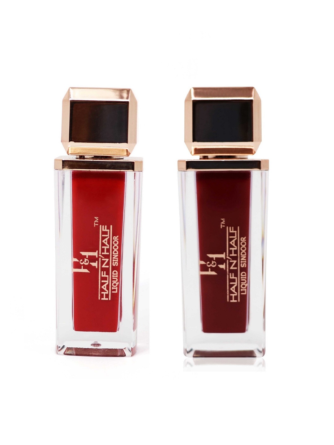 

Half N Half Set of 2 Divine Look Liquid Sindoor - Red & Maroon