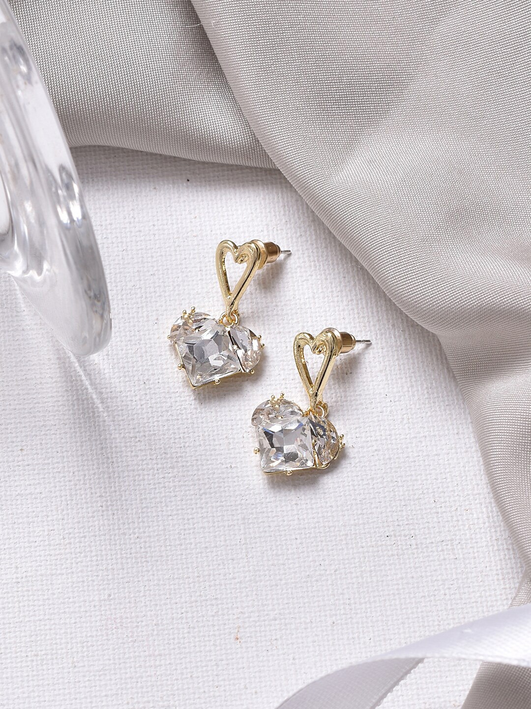 

JOKER & WITCH Women Gold-Toned Contemporary Studs Earrings