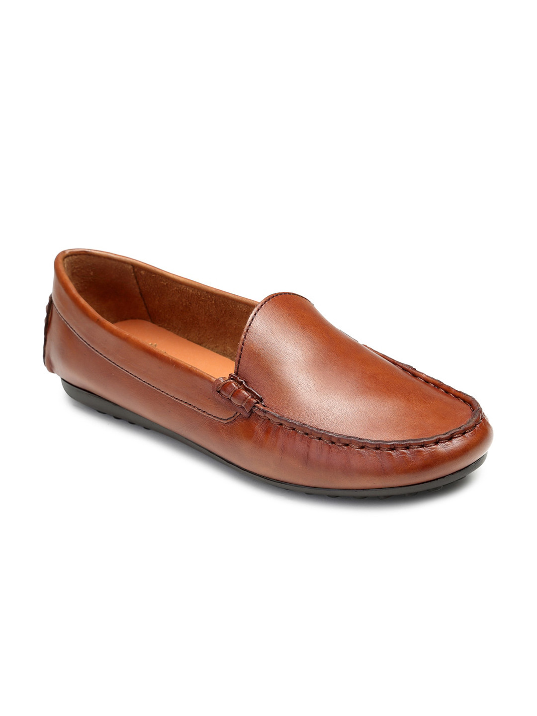 

Churchill & Company Women Tan Brown Leather Loafers