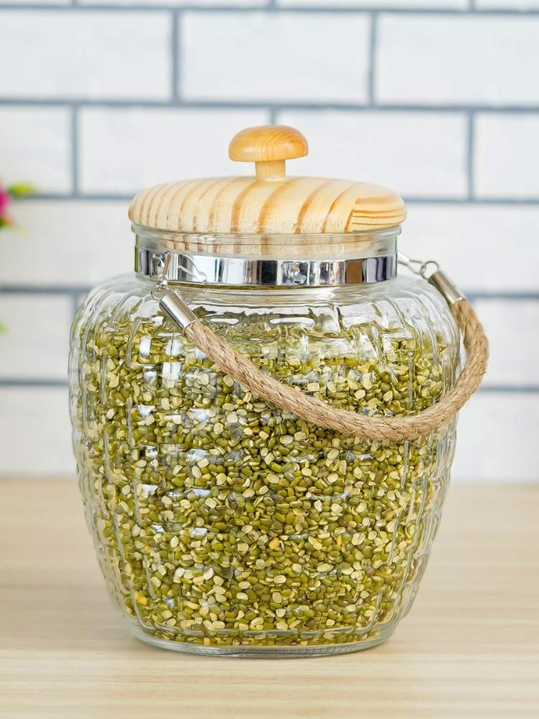 

Femora Transparent Glass Kitchen Storage Jars