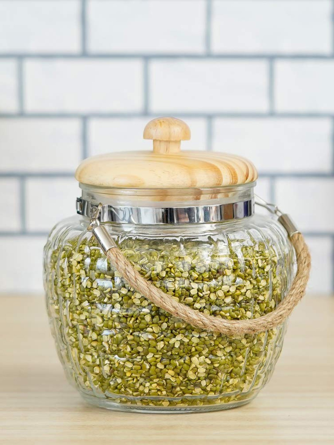 

Femora Transparent Glass Kitchen Storage Jars