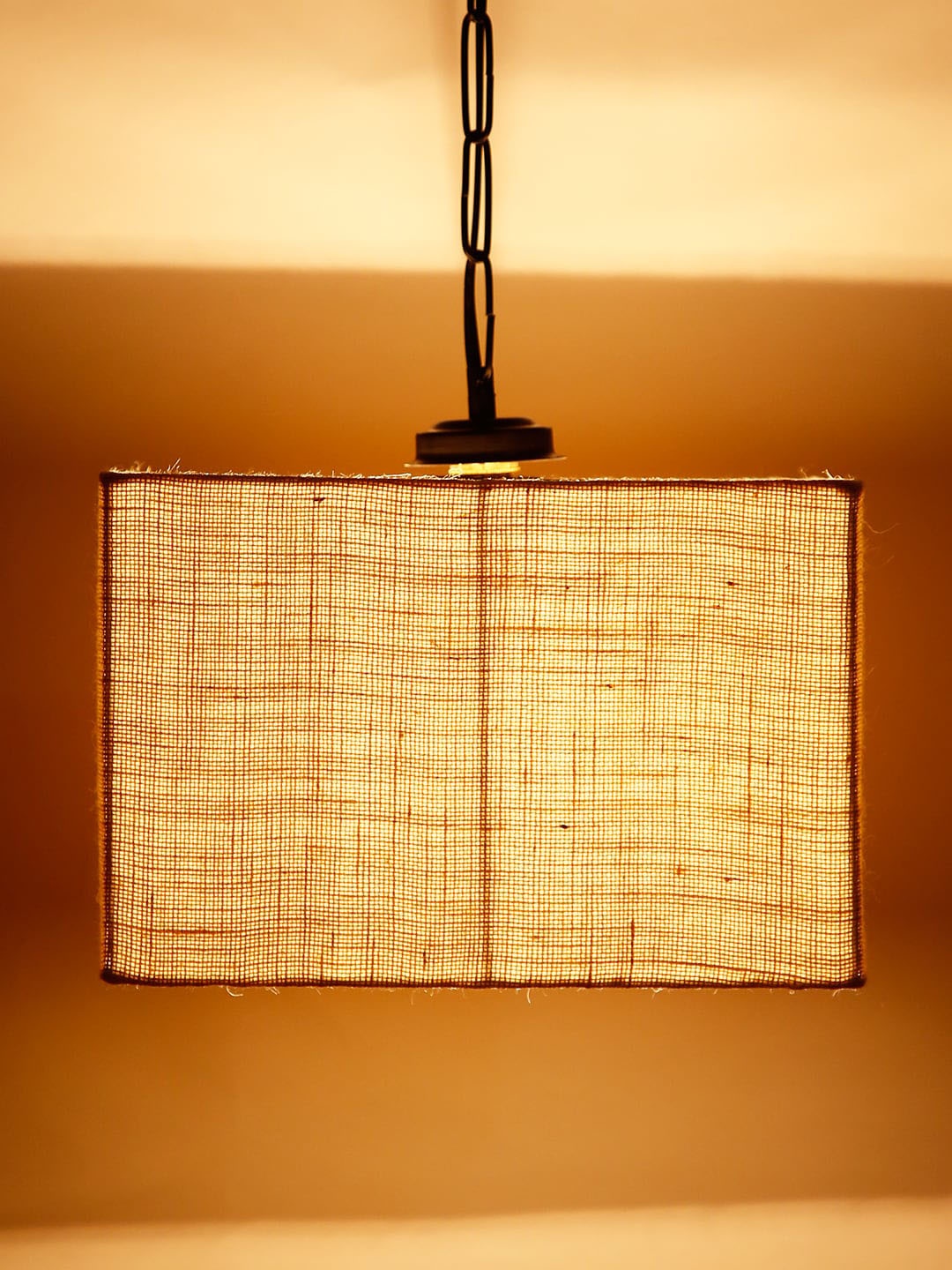 

Devansh White Solid Square Hanging Lamp