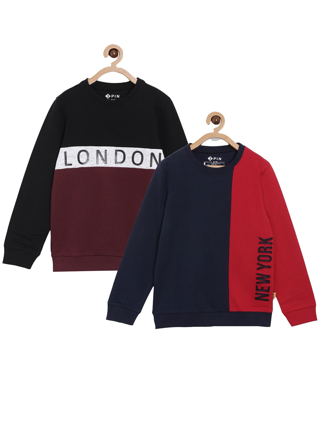 

3PIN Boys Multicoloured Colourblocked Sweatshirt, Multi