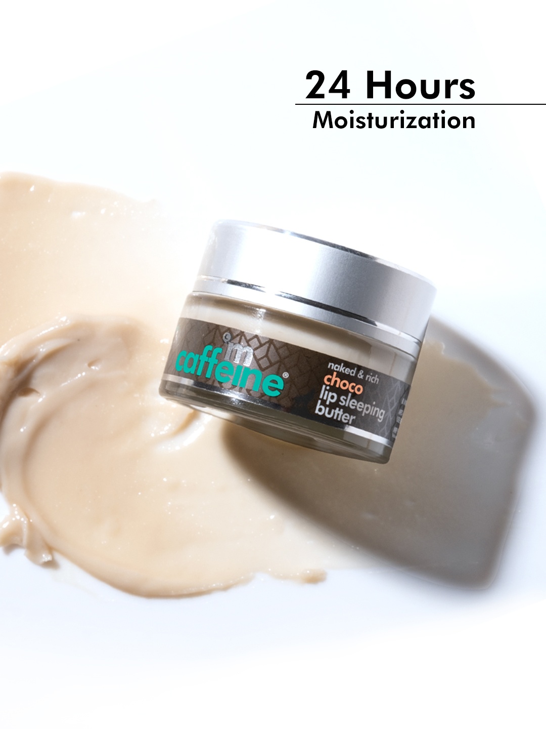 

MCaffeine Choco Lip Sleeping Butter for Overnight Moisturization & Hydration - 12 g, Brown
