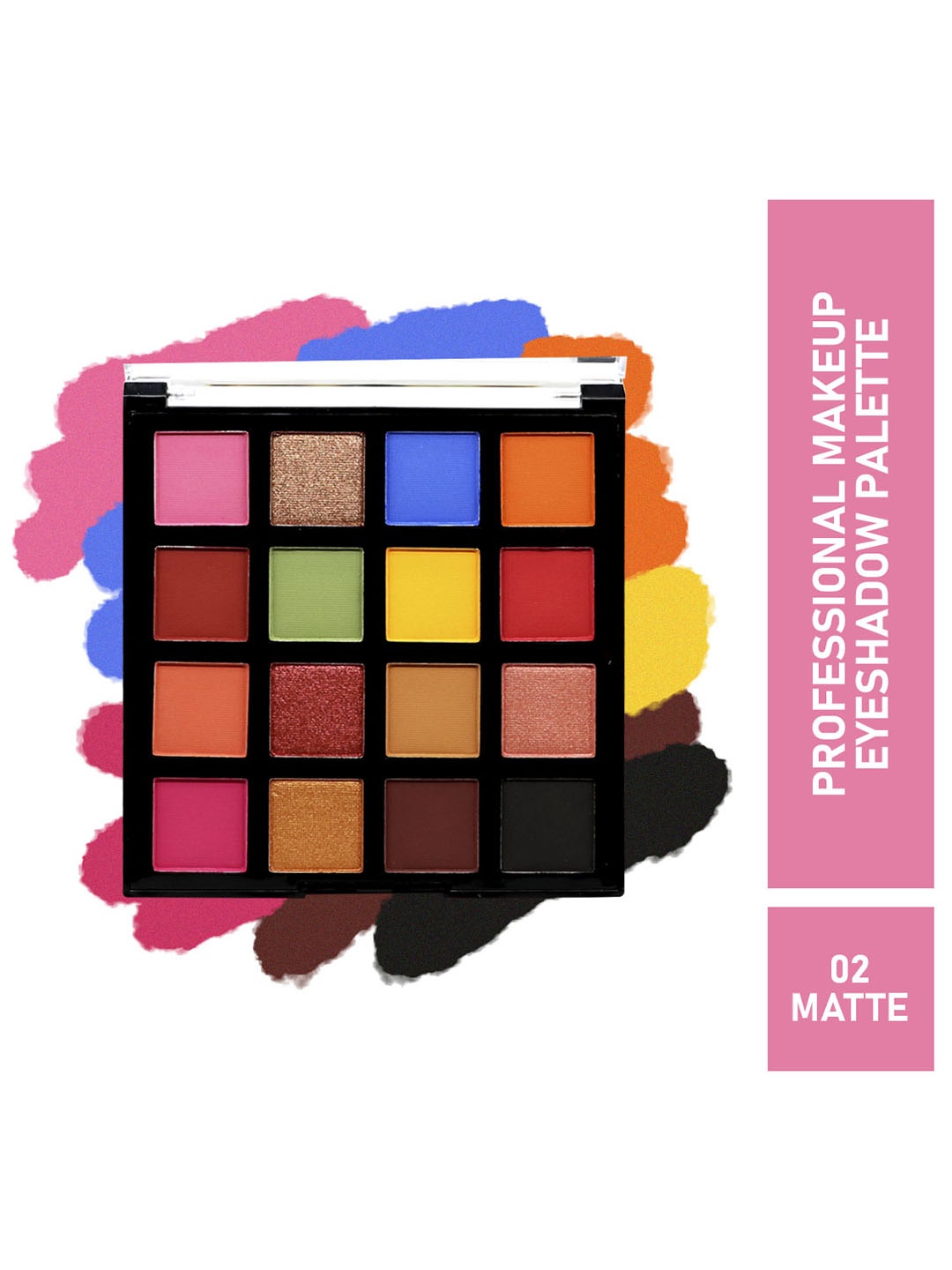 

Half N Half Professionial Makeup 16 Colors Eyeshadow - Matte 02, Multi