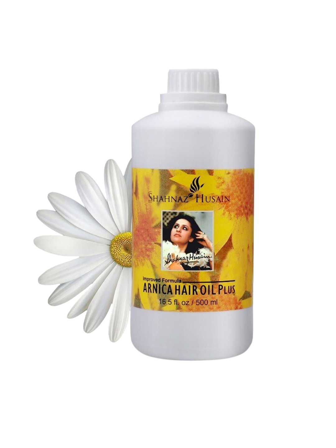 

Shahnaz Husain Arnica Hair Oil Plus with Amla & Bhringraj 500 ml, White