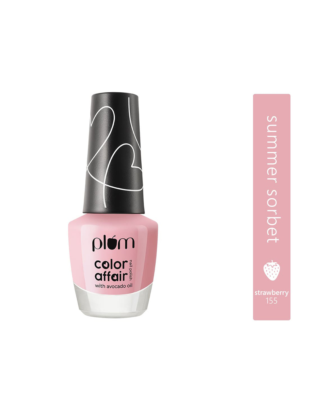 

Plum Color Affair Avocado Oil Summer Sorbet Nail Polish - Strawberry 155, Pink