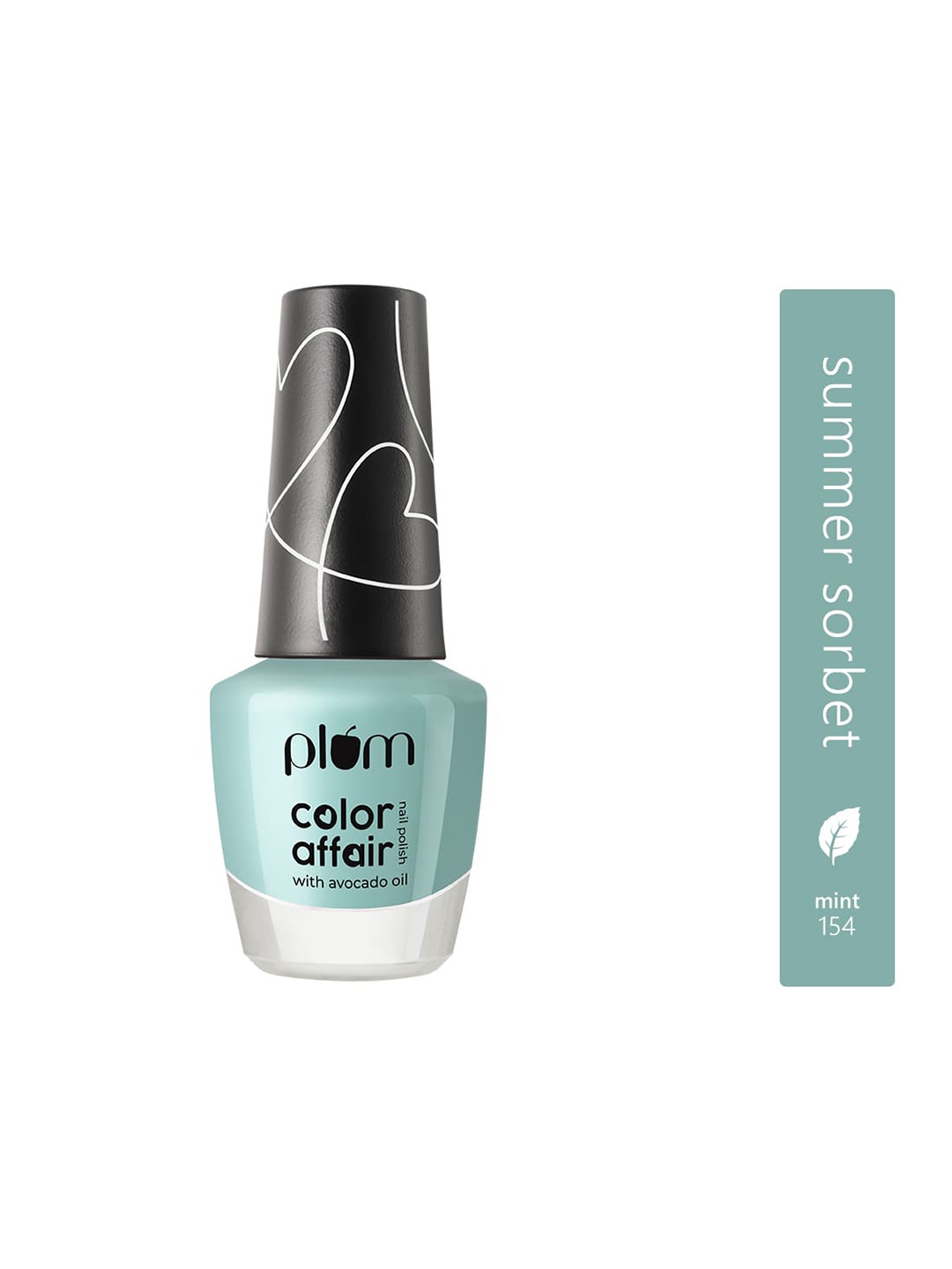 

Plum Color Affair Avocado Oil Summer Sorbet Nail Polish - Mint 154, Green