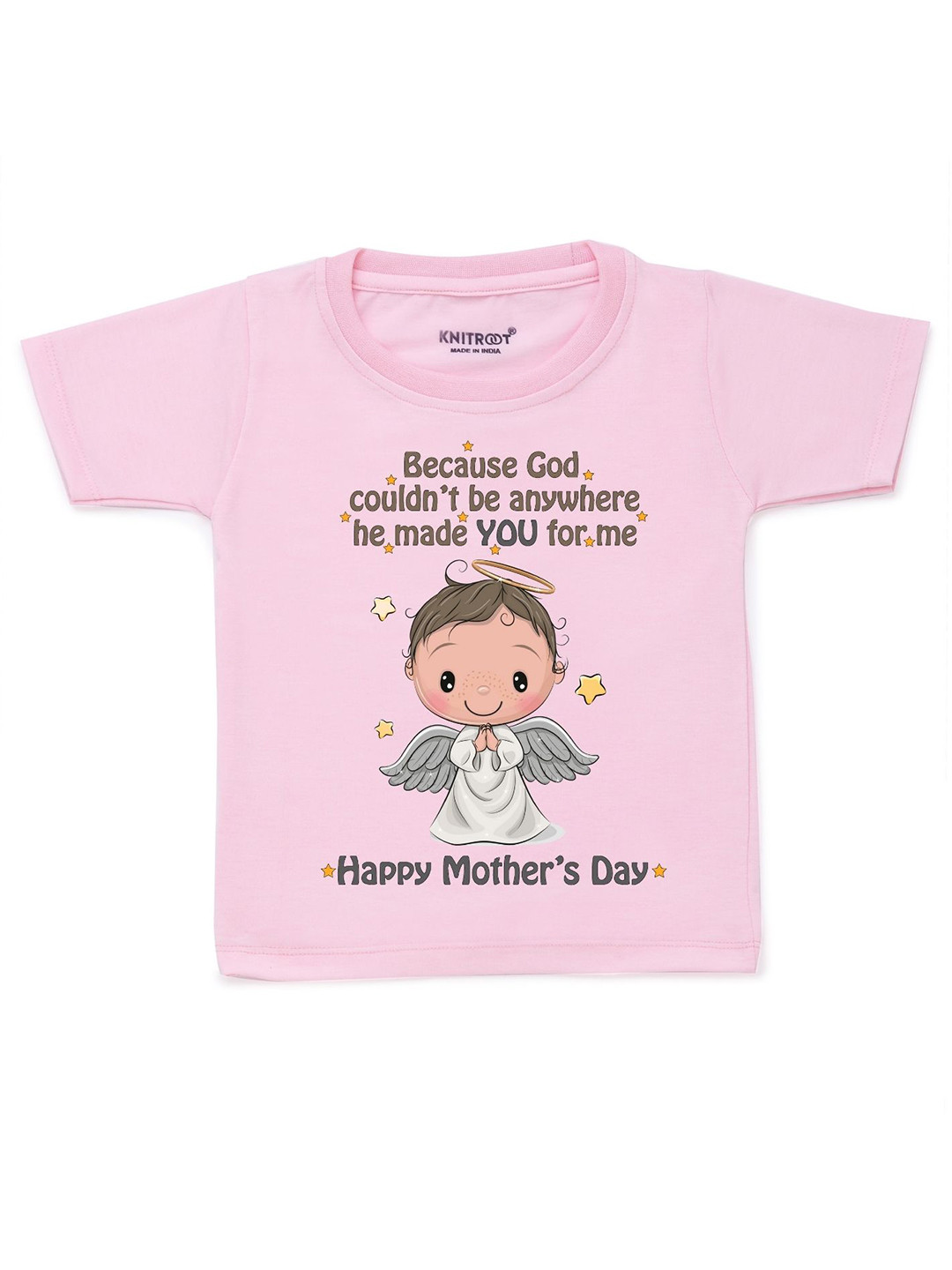 

KNITROOT Kids Pink Printed T-shirt