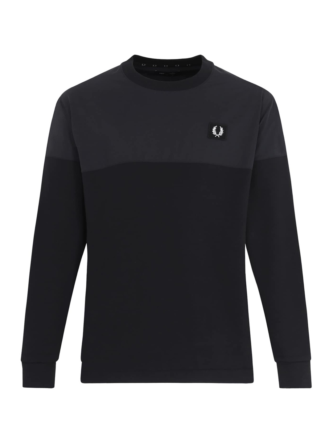 

Fred Perry Men Navy Blue Cotton Sweatshirt