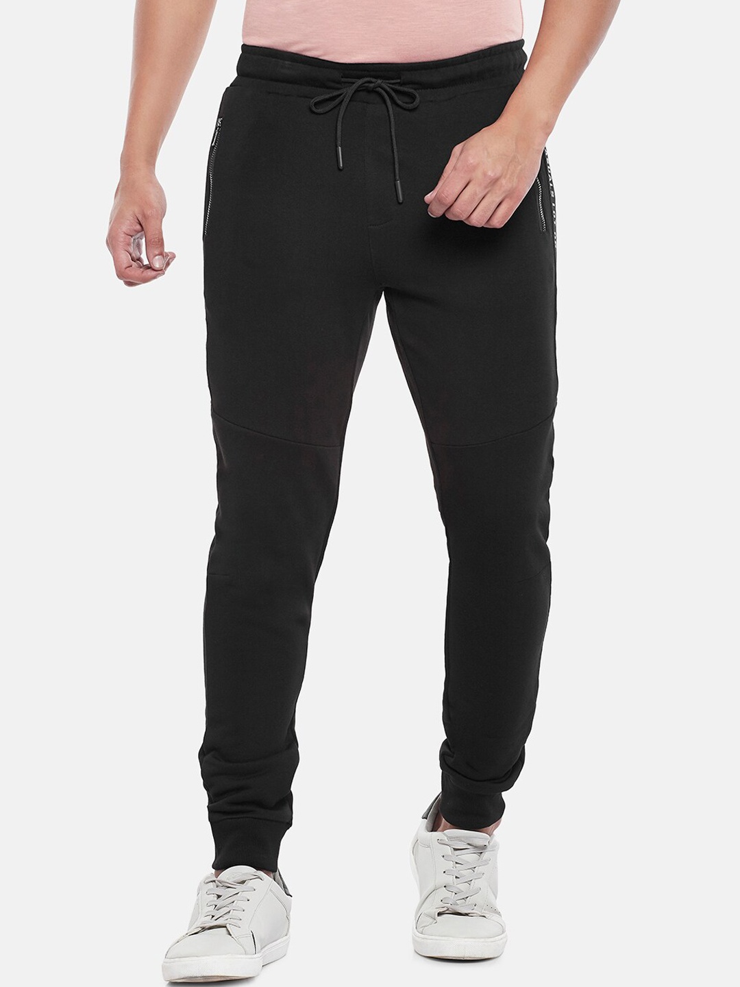 

People Men Black Joggers Trousers