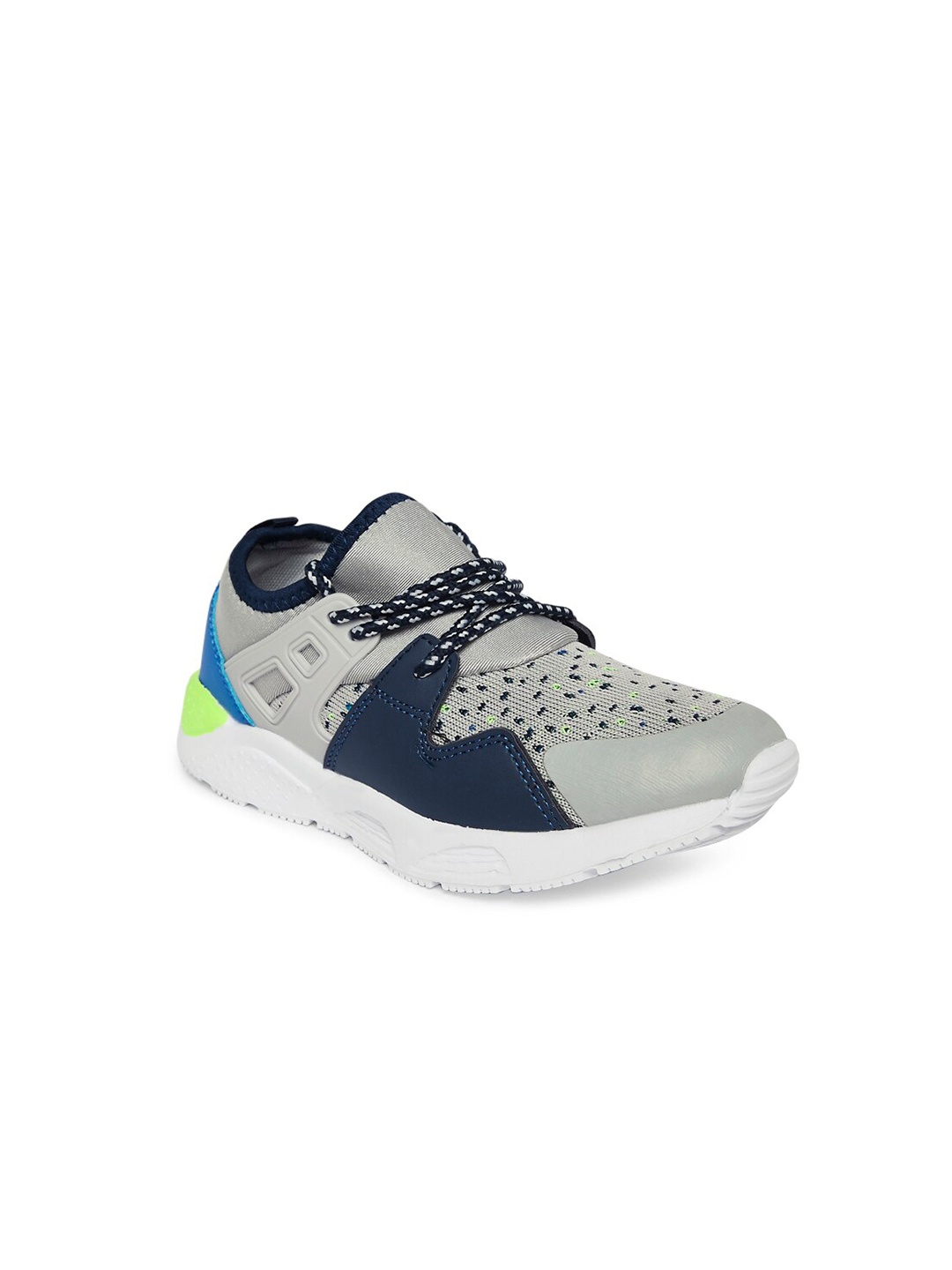 

Pantaloons Junior Boys Teal Textile Running Non-Marking Shoes