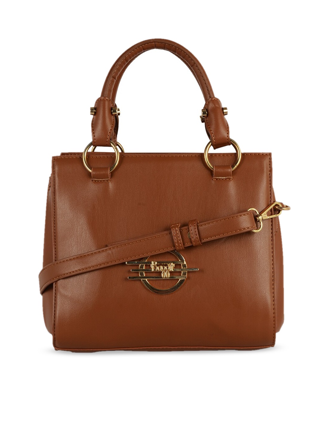 

Baggit Tan Structured Shoulder Bag