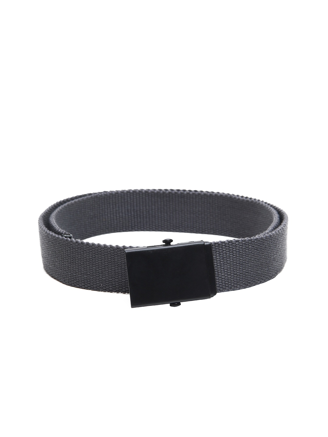 

Calvadoss Men Grey Cotton Canvas Belt
