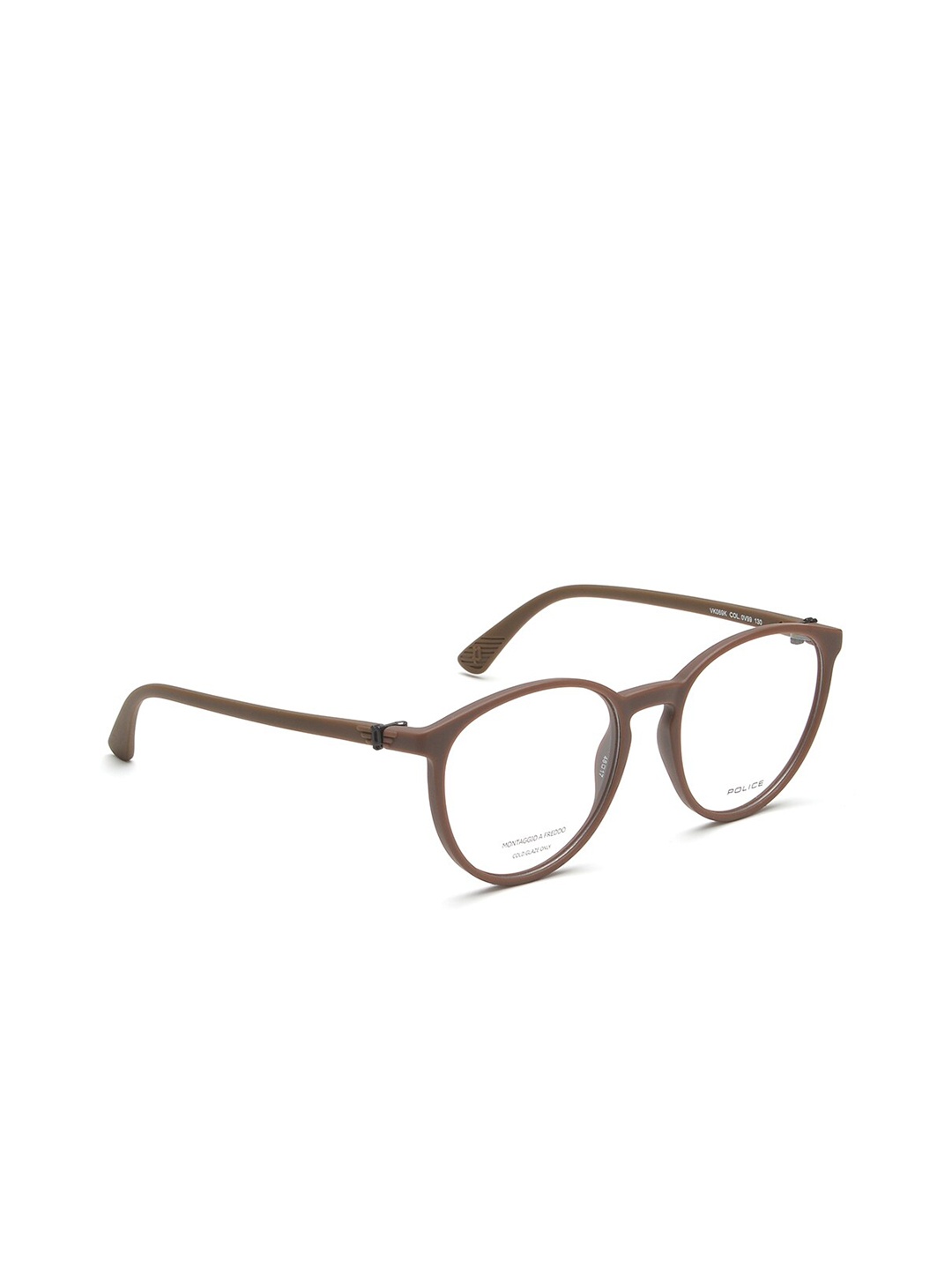 

Police Men Brown Full Rim Round Frames VK069K48V99FR