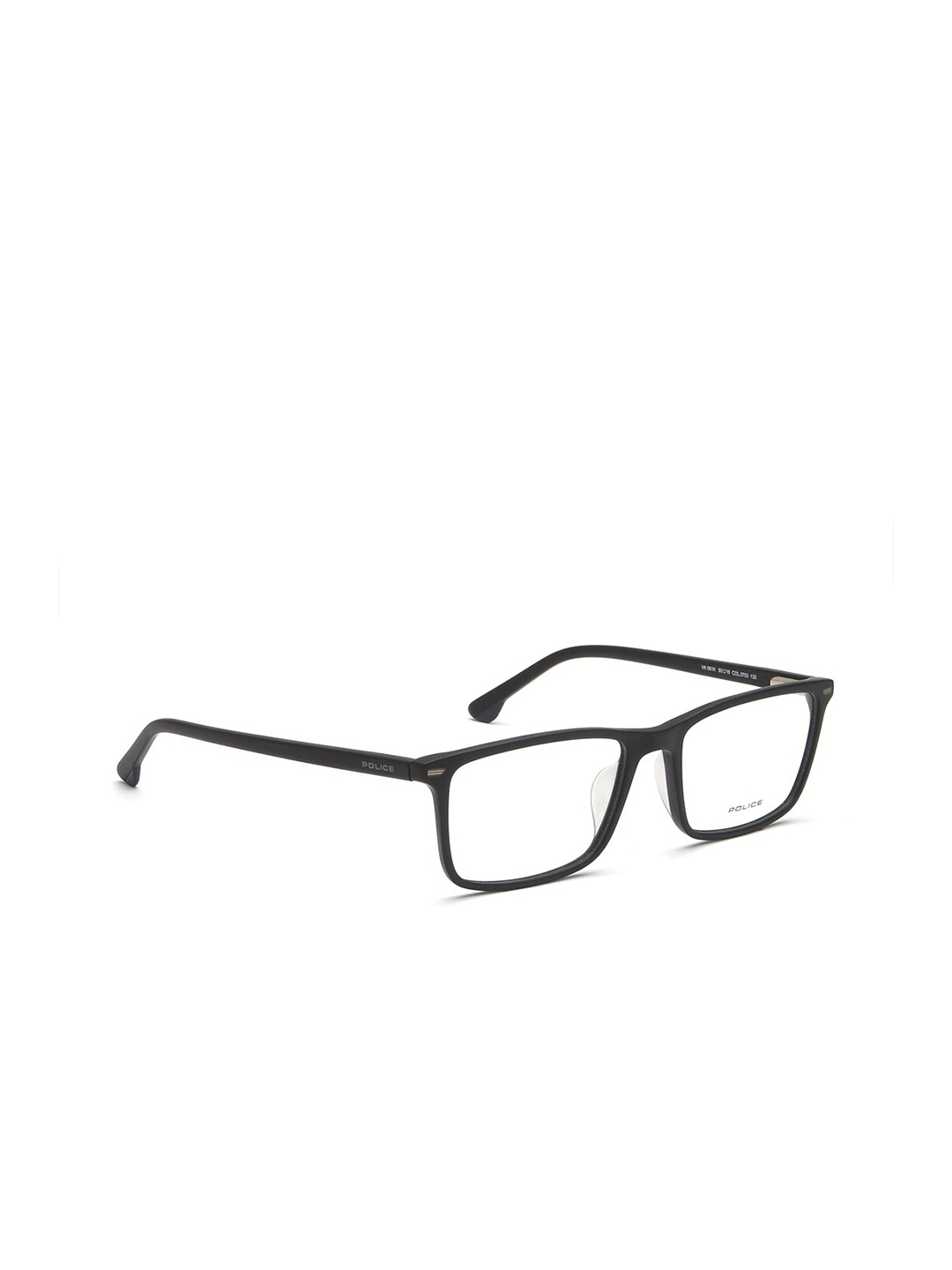

Police Men Black Full Rim Rectangle Frames VK061K50703FR