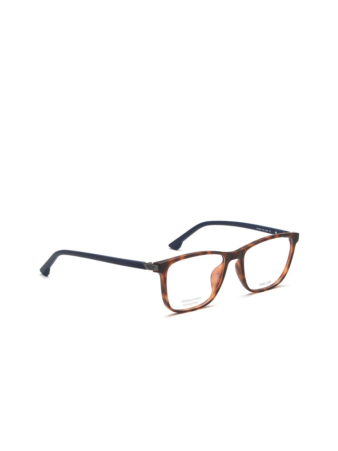 

Police Men Brown & Orange Full Rim Square Frames