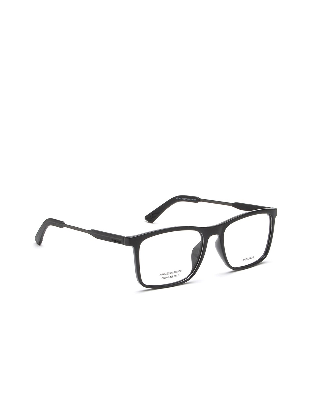 

Police Men Black Full Rim Square Frames