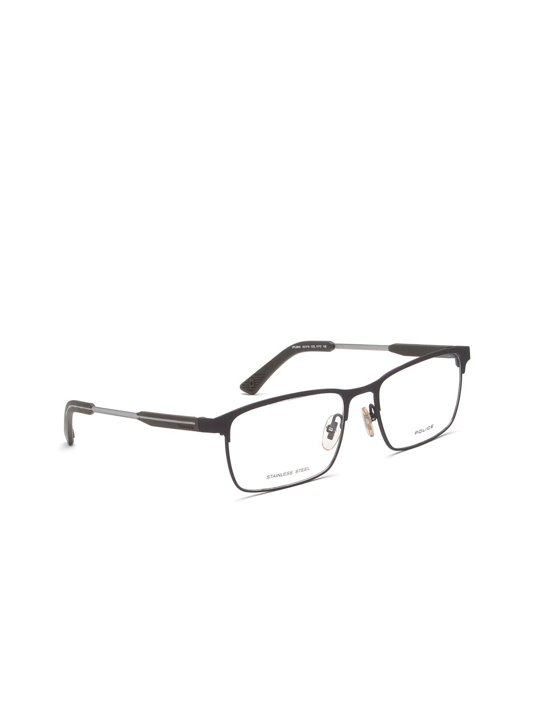 

Police Men Black Full Rim Rectangle Frames VPL984K53173FR