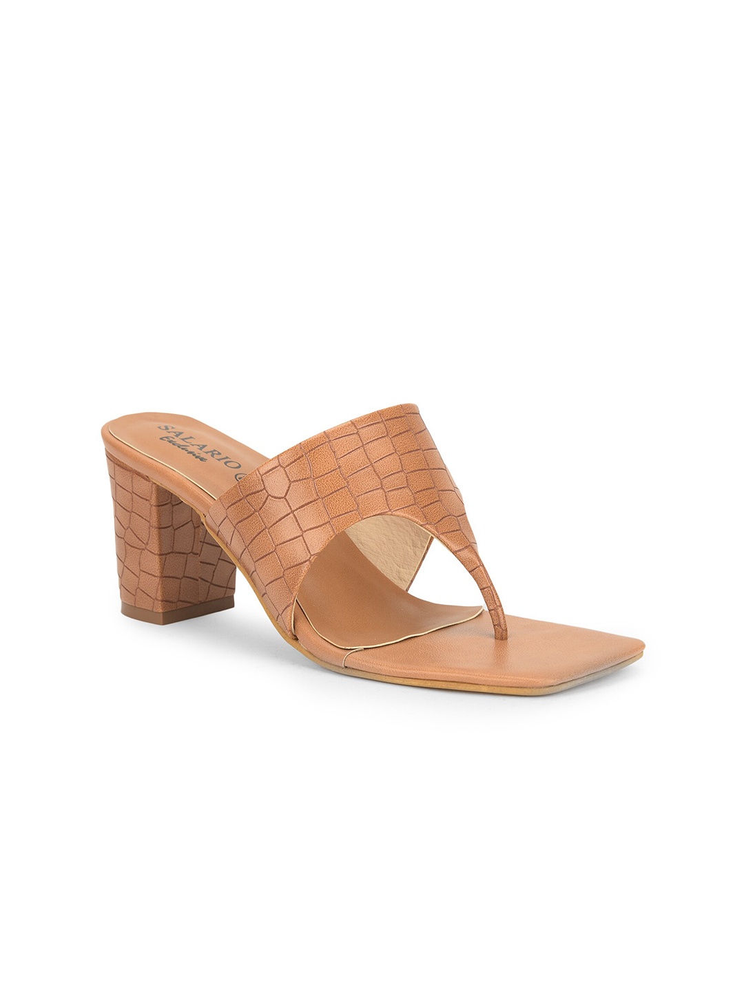 

SALARIO Brown Platform Pumps