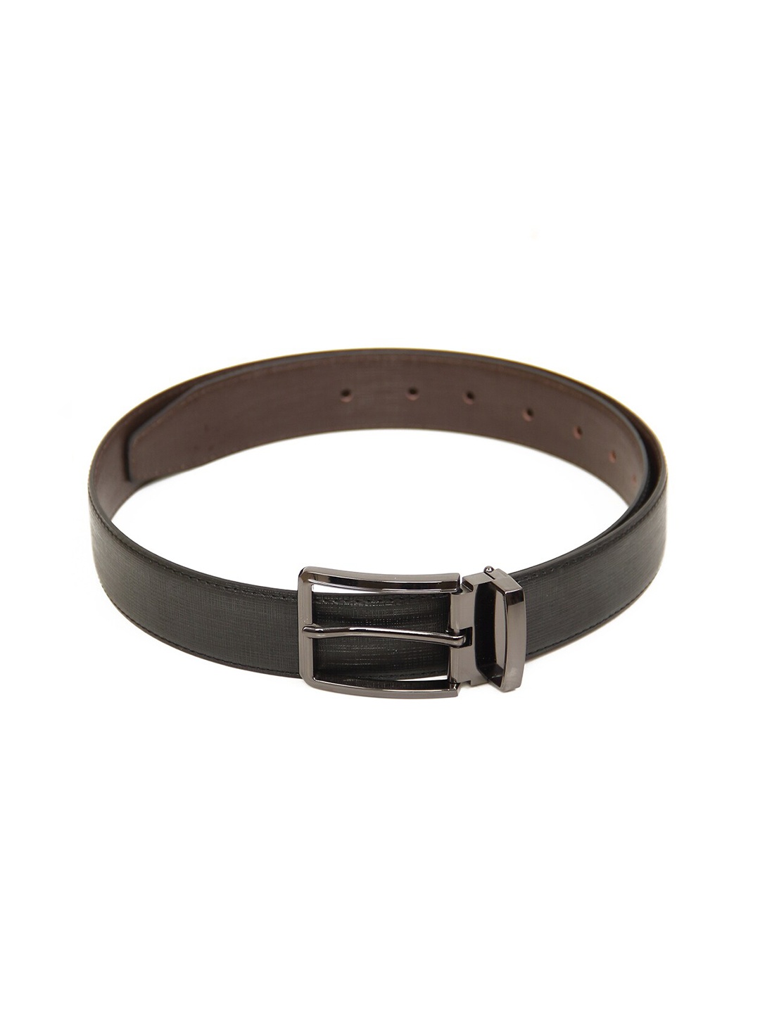 

Calvadoss Men Black PU Formal Belt