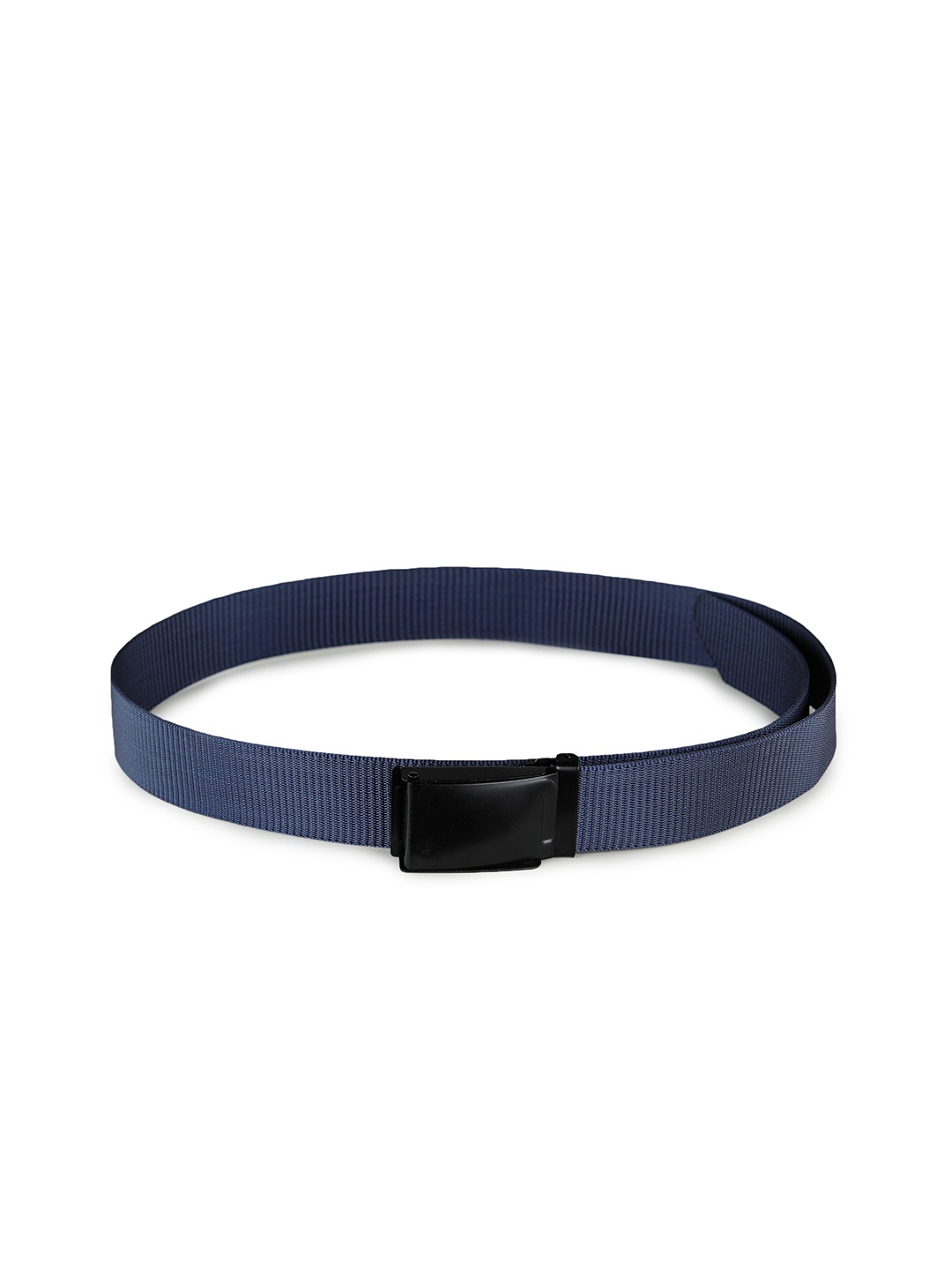 

Calvadoss Men Navy Blue Canvas Belt